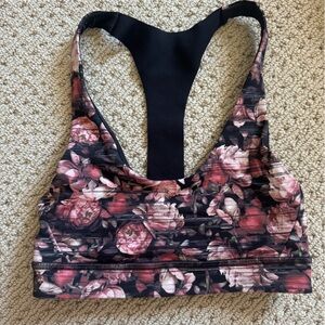 Floral Print Sports Bra